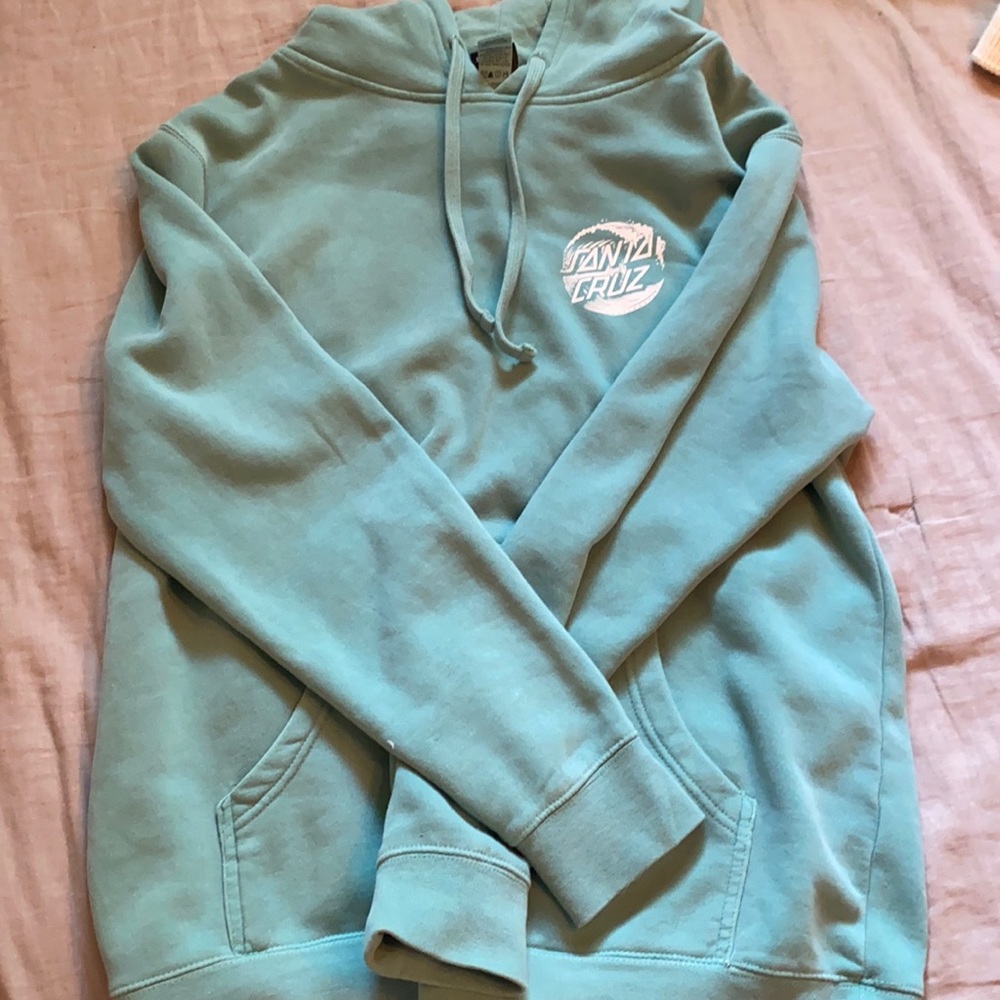 Teal Santa Cruz sweatshirt